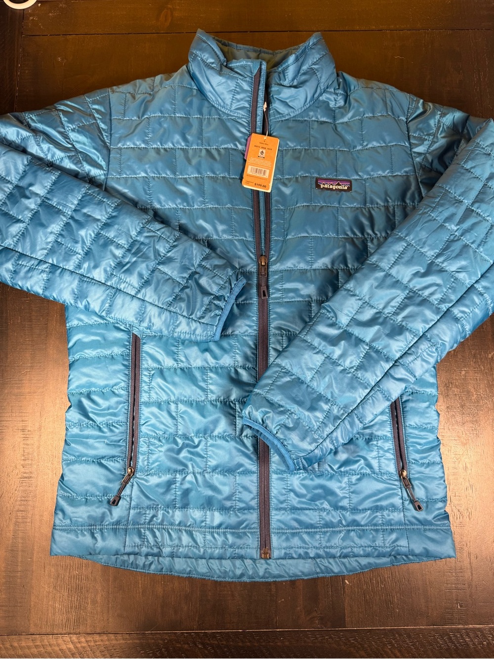 NWT Patagonia Nano Puff Insulated Jacket Men's Small Balkan Blue